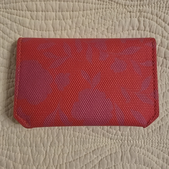 NWT Kate Spade Red and Purple Floral Card Holder - Picture 2 of 4
